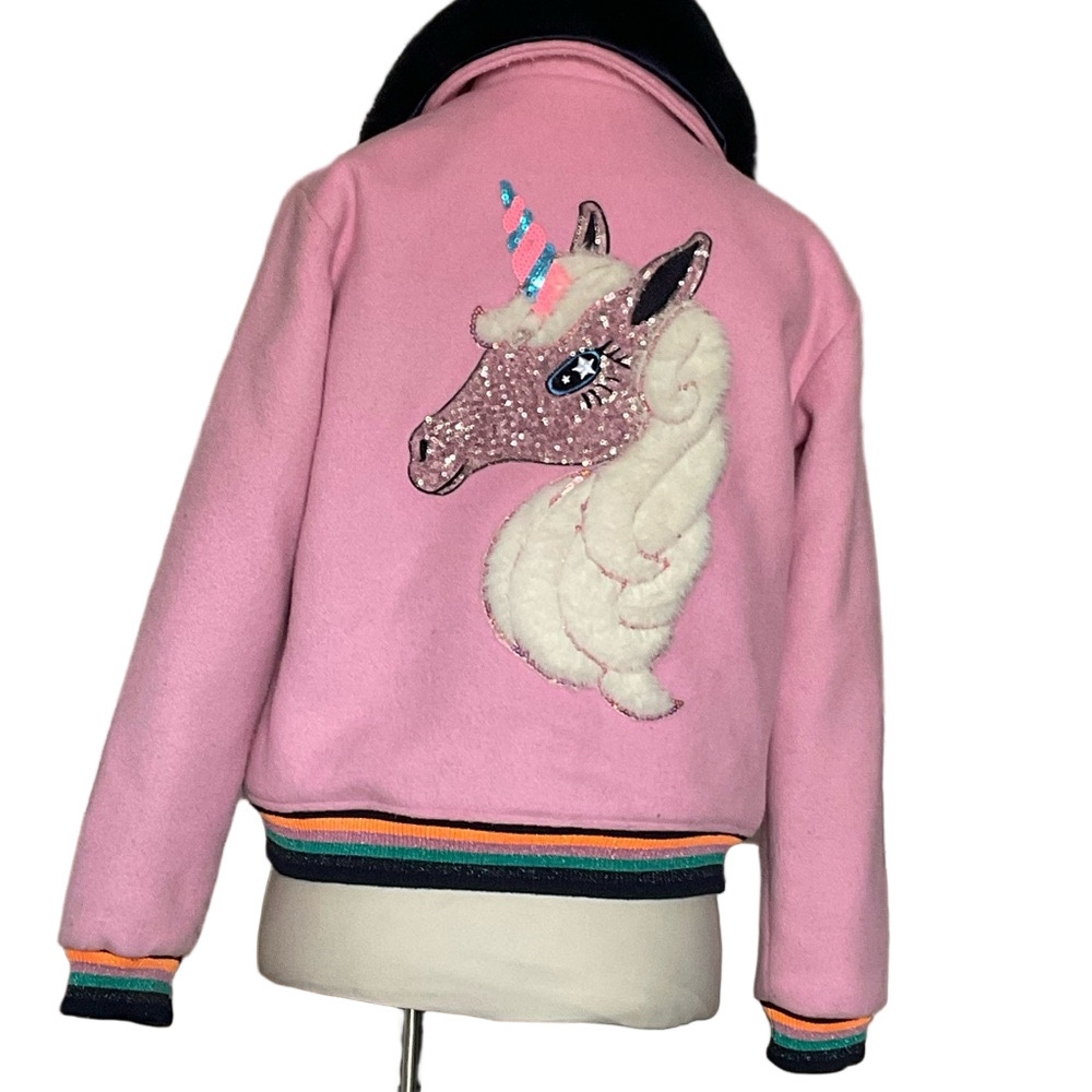 Billieblush Pink Kids Jacket. Bought in Paris France....SIZE 12 - Picture 4 of 8